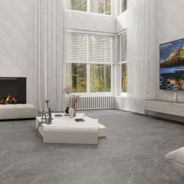 MSPC ламинат STONEFLOOR Big Stone Графитовый мрамор