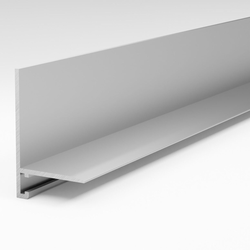 Микроплинтус BONKEEL Prof L Серебро фото 1