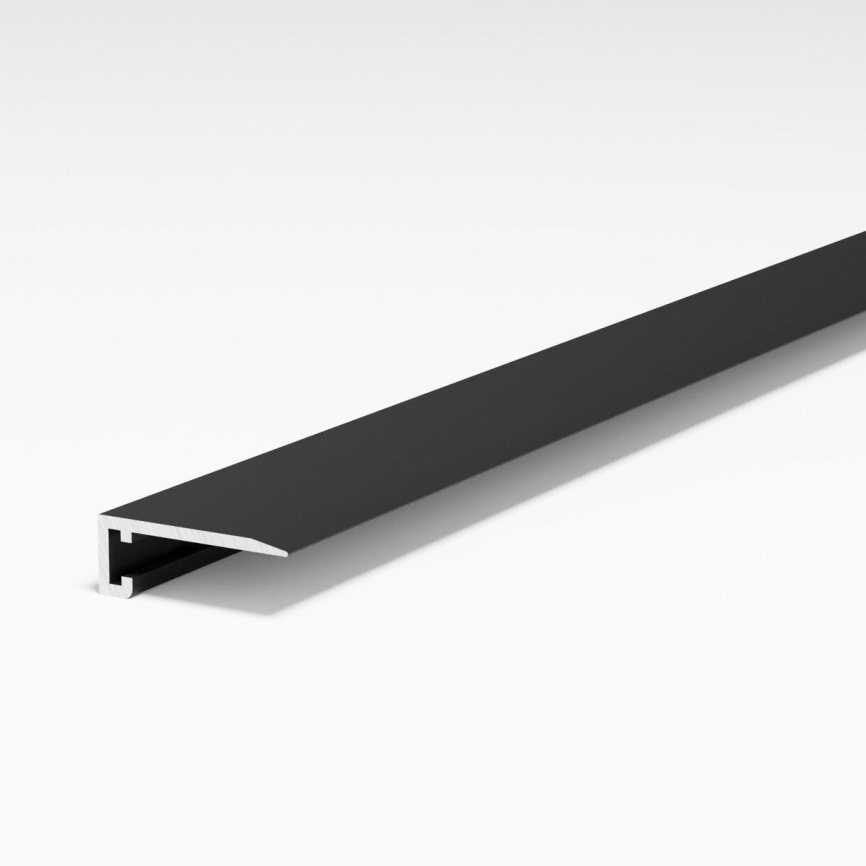 Микроплинтус BONKEEL Prof плоский Черный фото 1
