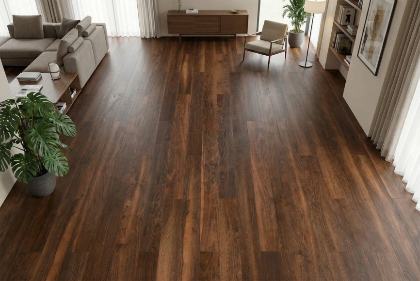 HDF ламинат FLOORFORT Walnut Tree Орех Стенфорд фото 2
