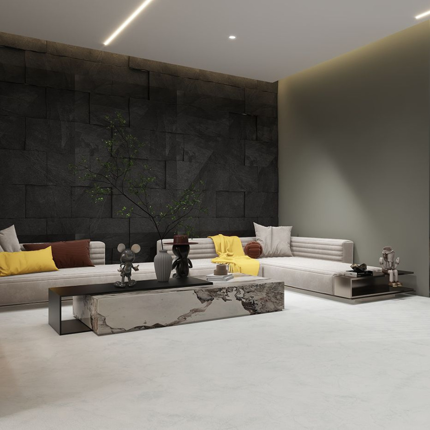 MSPC ламинат STONEFLOOR Big Stone Серый мрамор фото 1