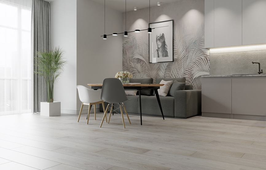 MSPC ламинат STONEFLOOR Дуб Зимний вечер фото 2