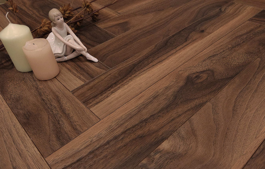 HDF ламинат FLOORFORT Walnut Tree Елочка «Орех Кембридж» фото 4