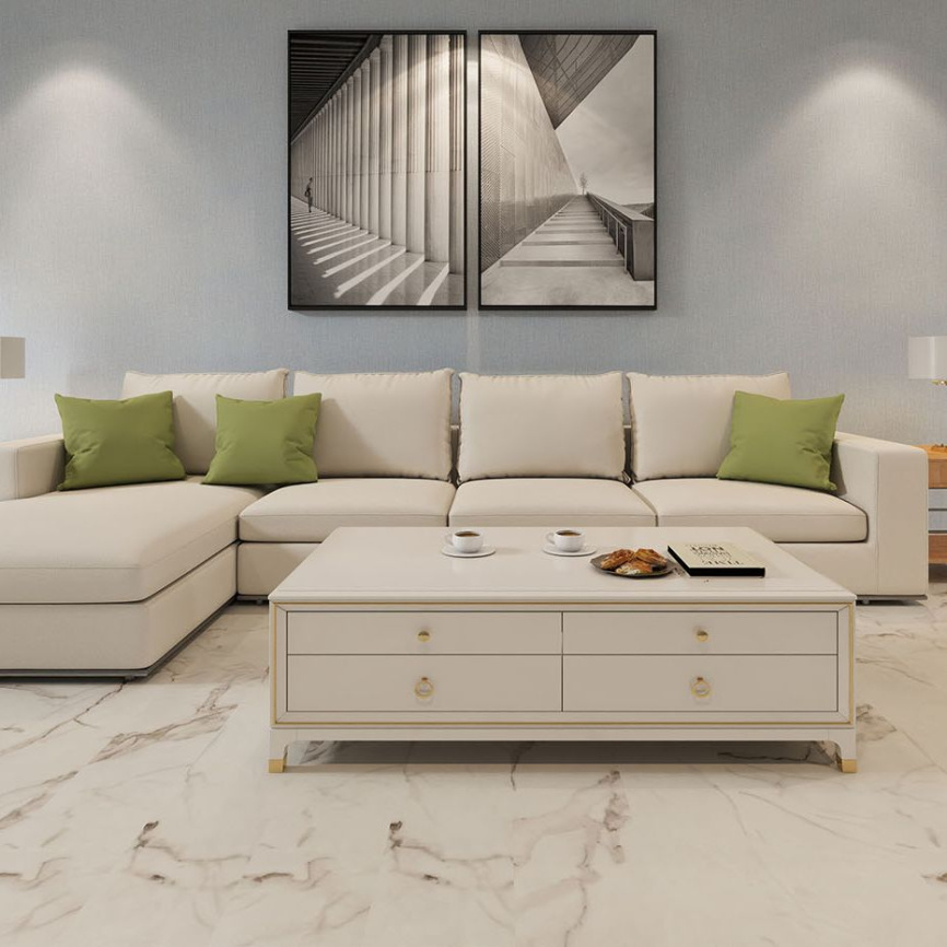 MSPC ламинат STONEFLOOR Big Stone Бело-серый мрамор фото 1